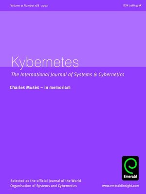 cover image of Kybernetes, Volume 31, Issue 7 & 8